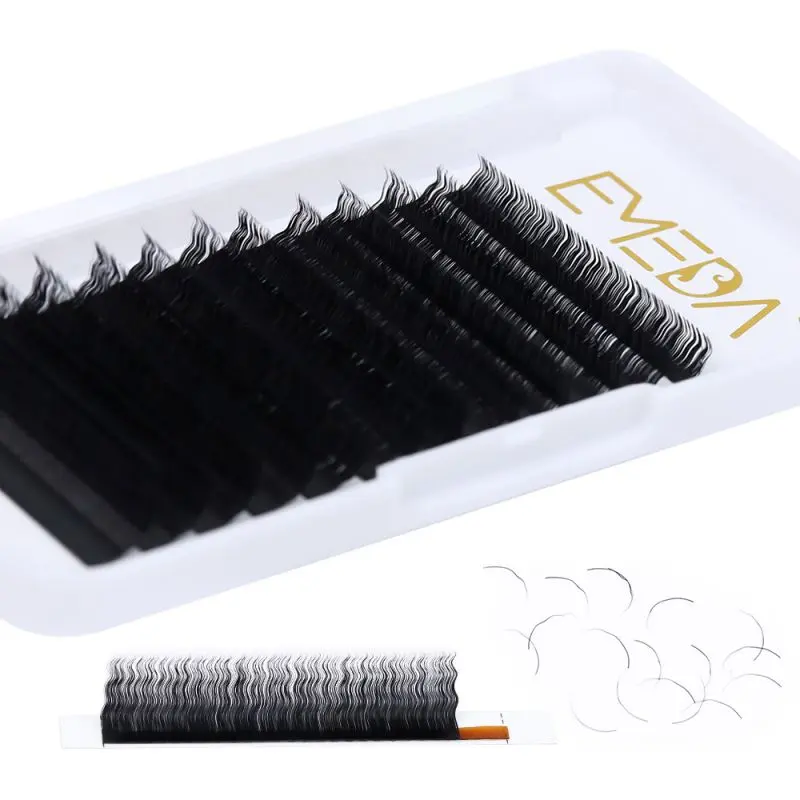 New coming Factory supply 0.07C/D curl private label wool curly lash extension