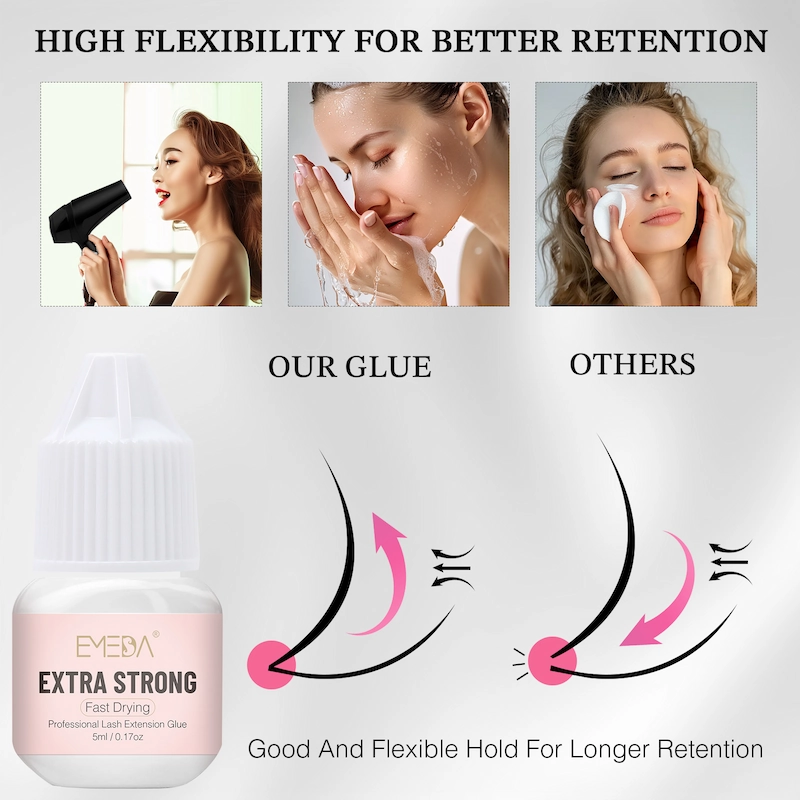 Lash extension glue Latex free High quality Best performance Super strong hold